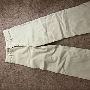 zara marine pants light green